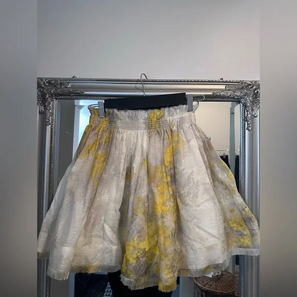 AUTHENTIC ZIMMERMANN WILD BOTANICA WATTLE SKIRT - SIZE 0 - Picture 5 of 15